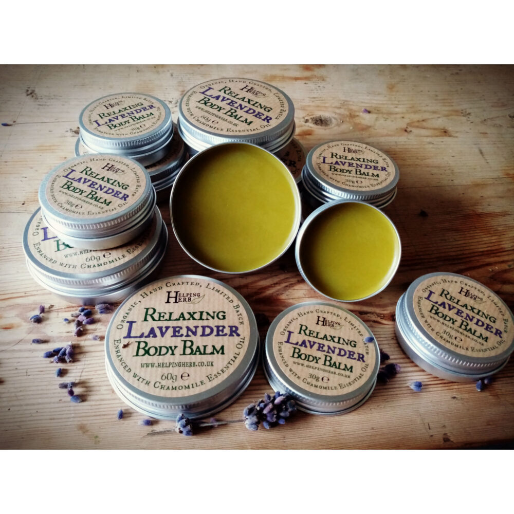 Organic Relaxing Lavender Body Balm – Helpingherb